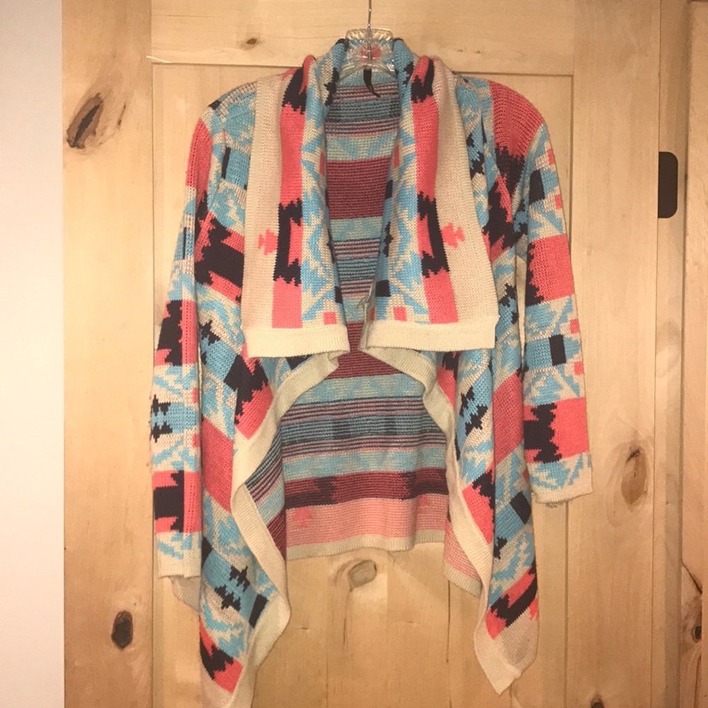Tribal Print Cardigan